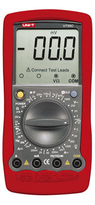 Il misuratore digitale professionale UT58C - UNI-T UT58C prodotto da Uni-t è un multimetro universale con una serie di funzioni di misurazione.