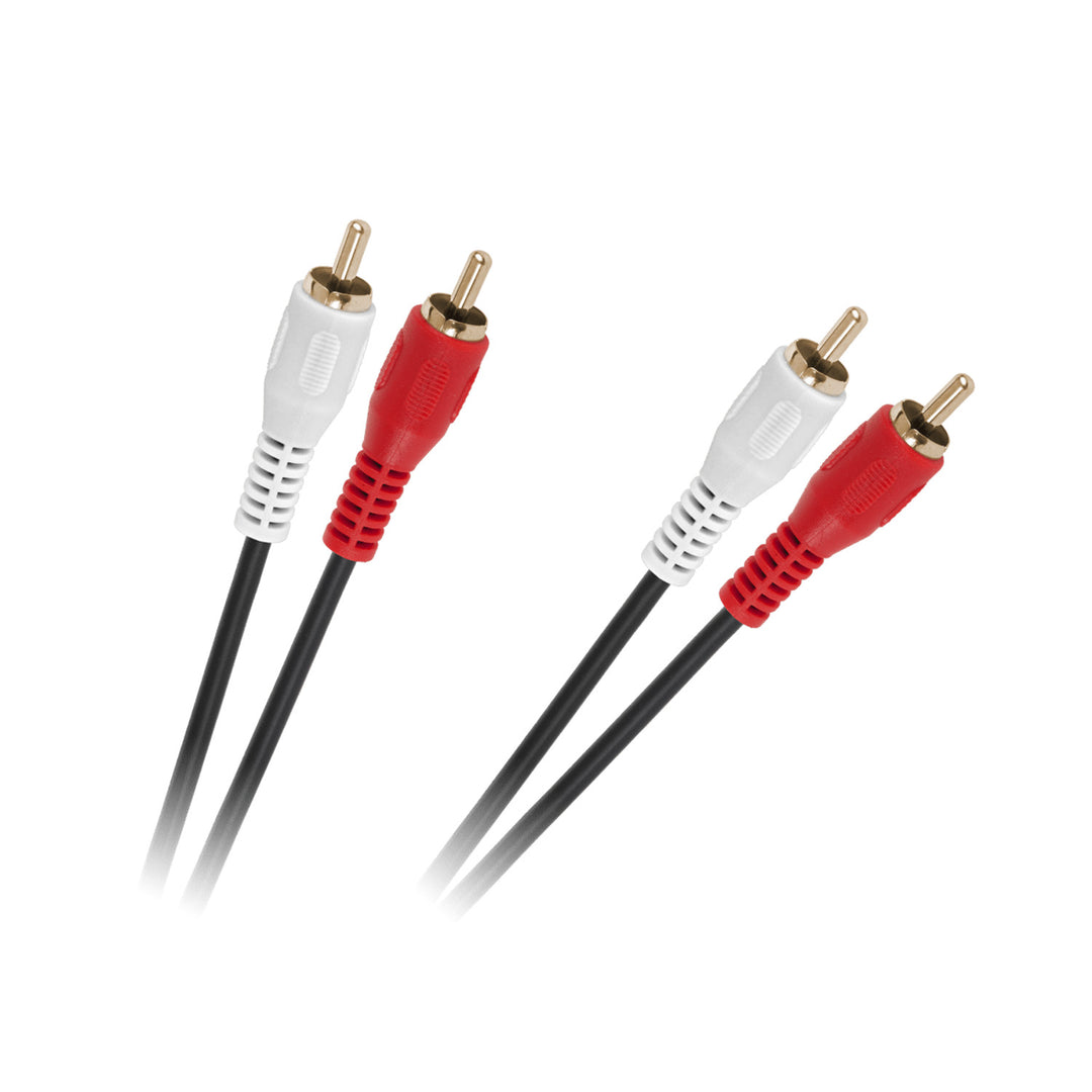 Cavo audio 2x2 cinch RCA 1,5 m 4 mm KPO2613-1,5