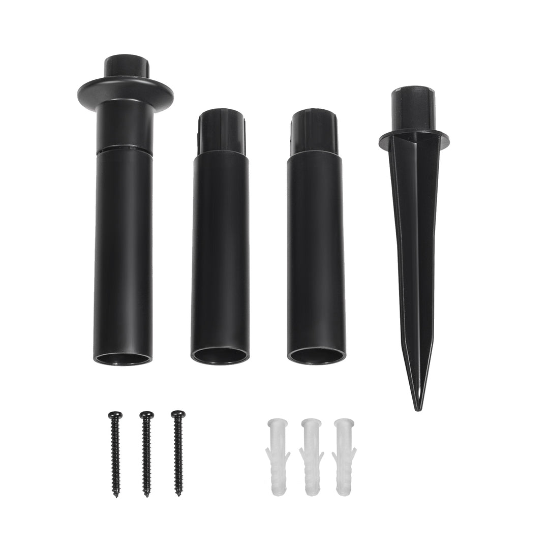 Lampada da giardino a LED solare Grande sfera da appoggio GB166 25x25x58cm, bianca