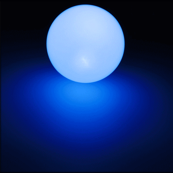 Lampada da giardino LED Solar LED da appoggio GB167 sfere 30x30x63cm, LED a colori