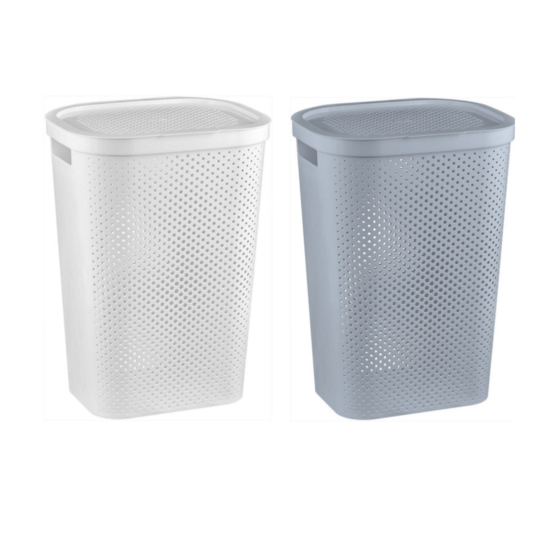 Curver Infinity 60L in plastica bianca di grande capacità
