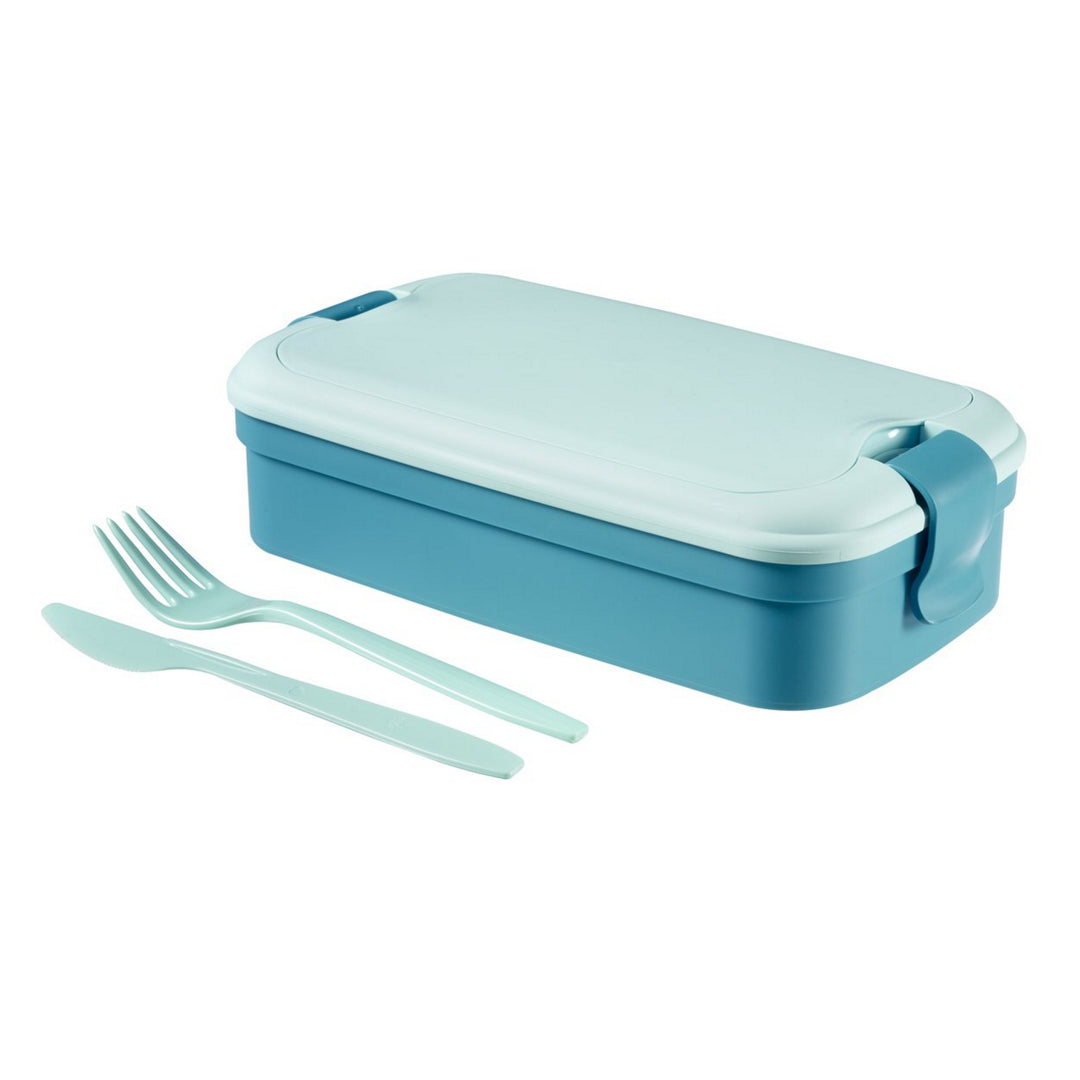 Contenitore Per Cibo con Posate Curver Lunch & Go blu Originale