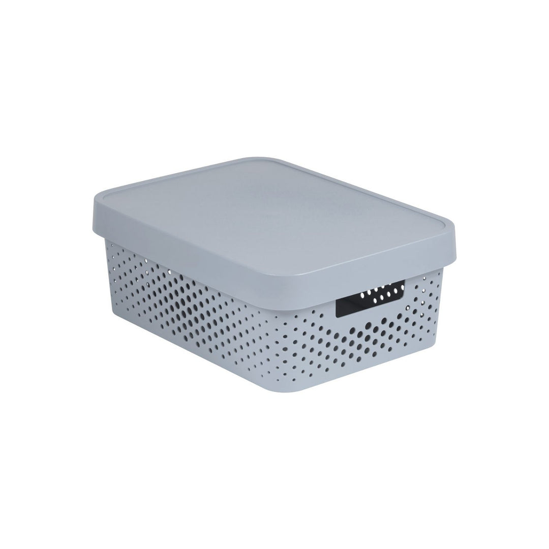 Contenitore Openwork con coperchio Curver Infinity 11L grigio