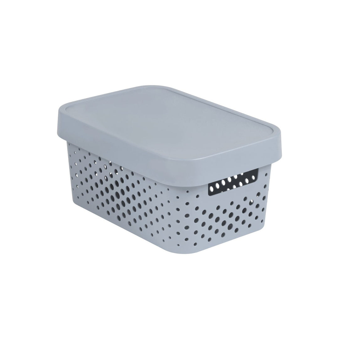 Contenitore traforato Curver Infinity 4.5L con coperchio grigio