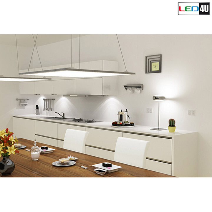 Led4U LD159 cavi di montaggio per pannelli a soffitto - set adatto a 600*600, 300*300, 300*600, 300*1200, 600*1200mm