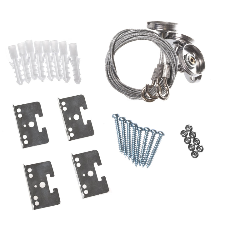 Led4U LD159 cavi di montaggio per pannelli a soffitto - set adatto a 600*600, 300*300, 300*600, 300*1200, 600*1200mm