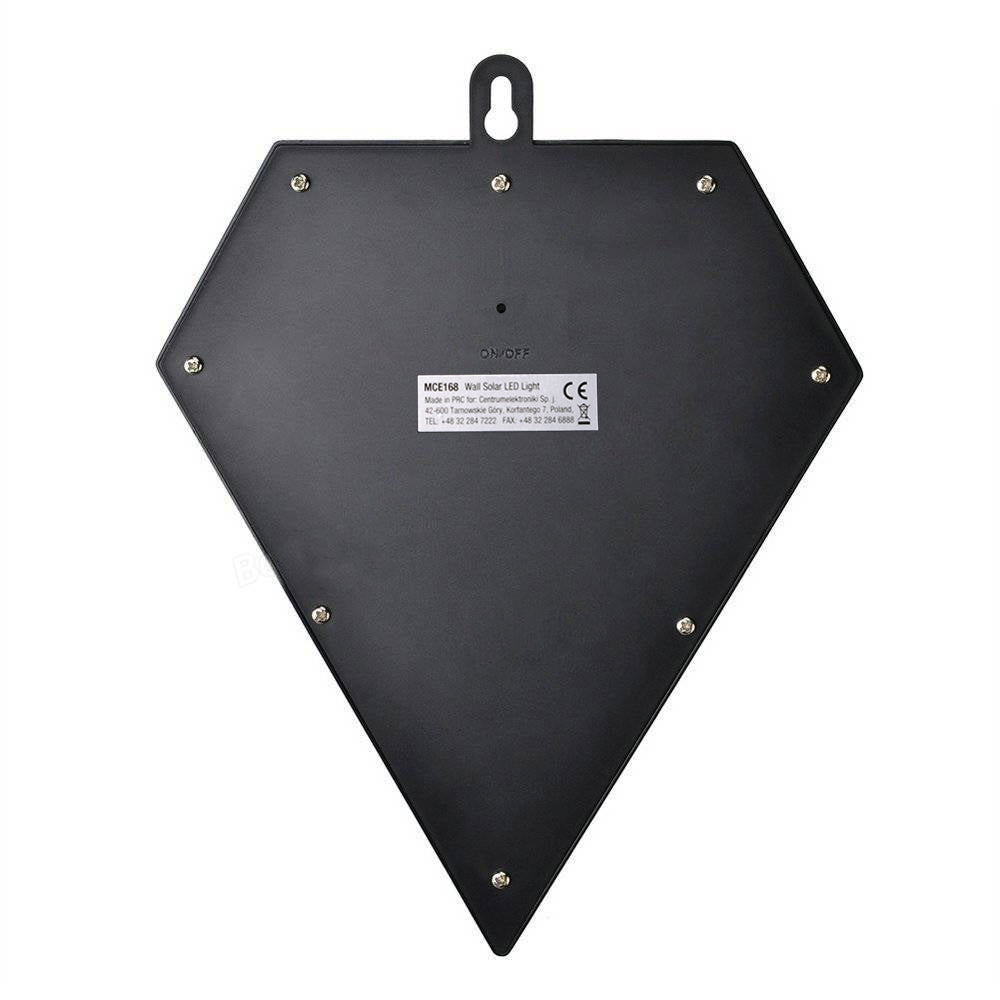 Lampada Solare da Parete con Senstore di Movimento 6 LED Maclean Energy MCE168 2x solar