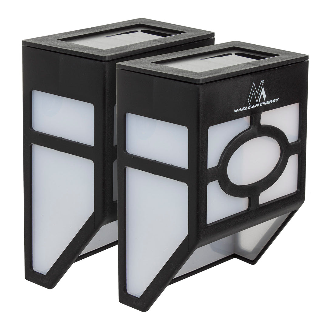 Lampada Solare LED da Parete  – 2 pezzi Maclean Energy MCE171