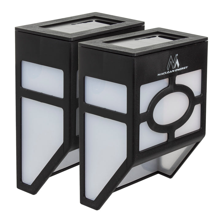 Lampada Solare LED da Parete  – 2 pezzi Maclean Energy MCE171
