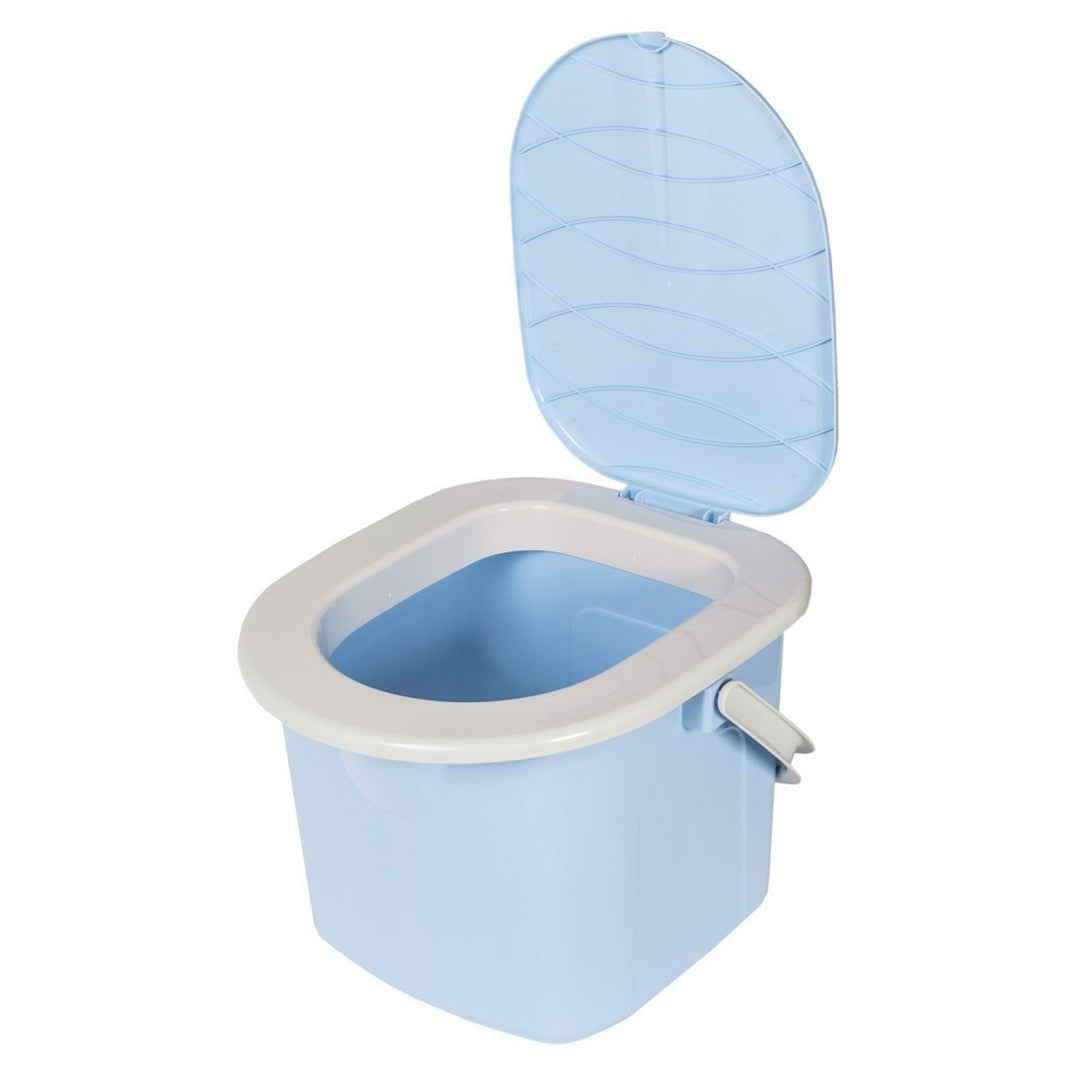 Toilette turistica da campeggio per bambini blu 15,5L, altezza: 26,5 cm BranQ