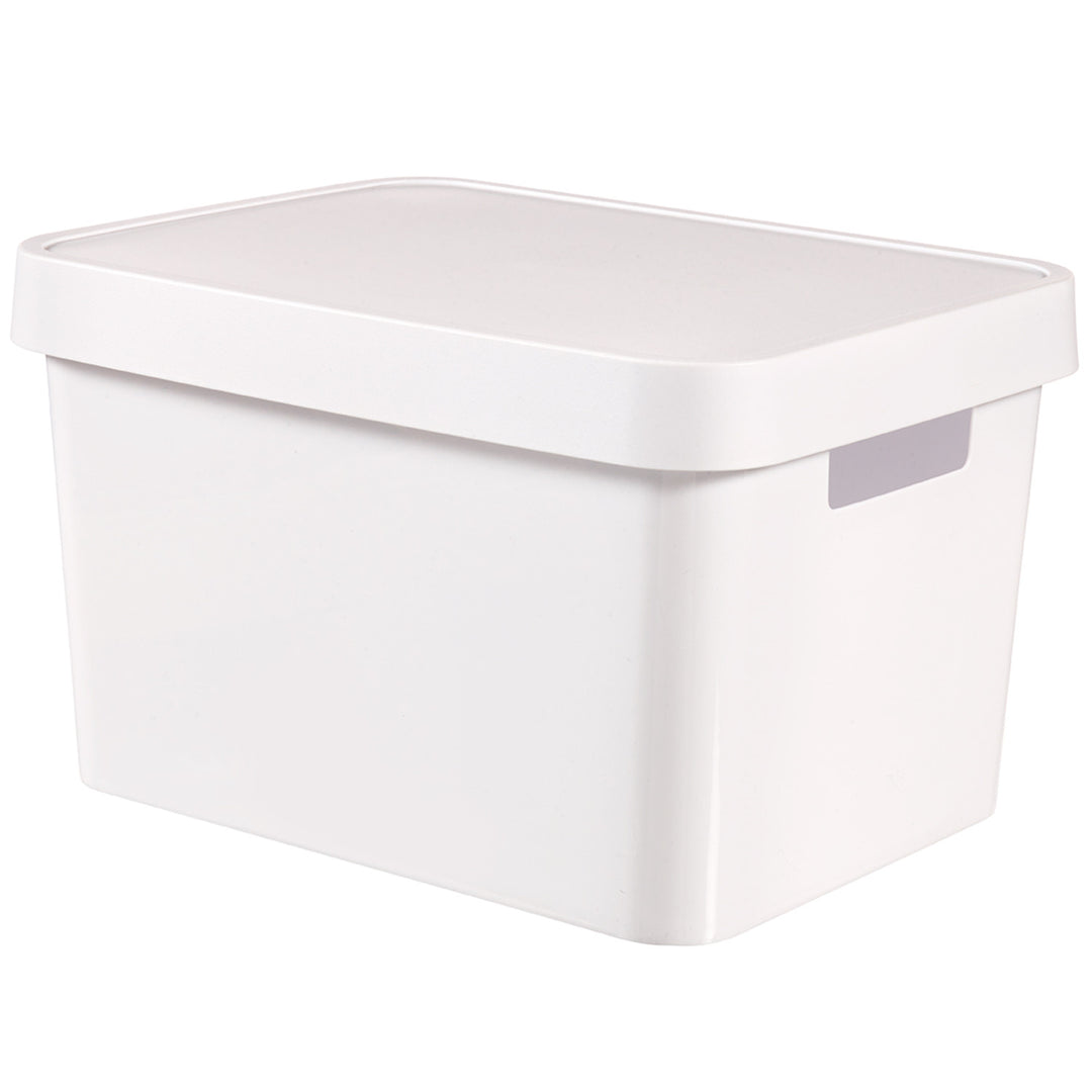 Curver Infinity Contenitore Bianco con coperchio 17L Capiente