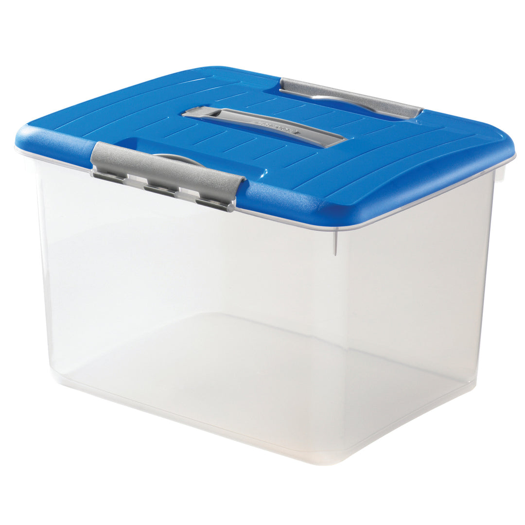 Curver Optima 30L Contenitore trasparente con manico