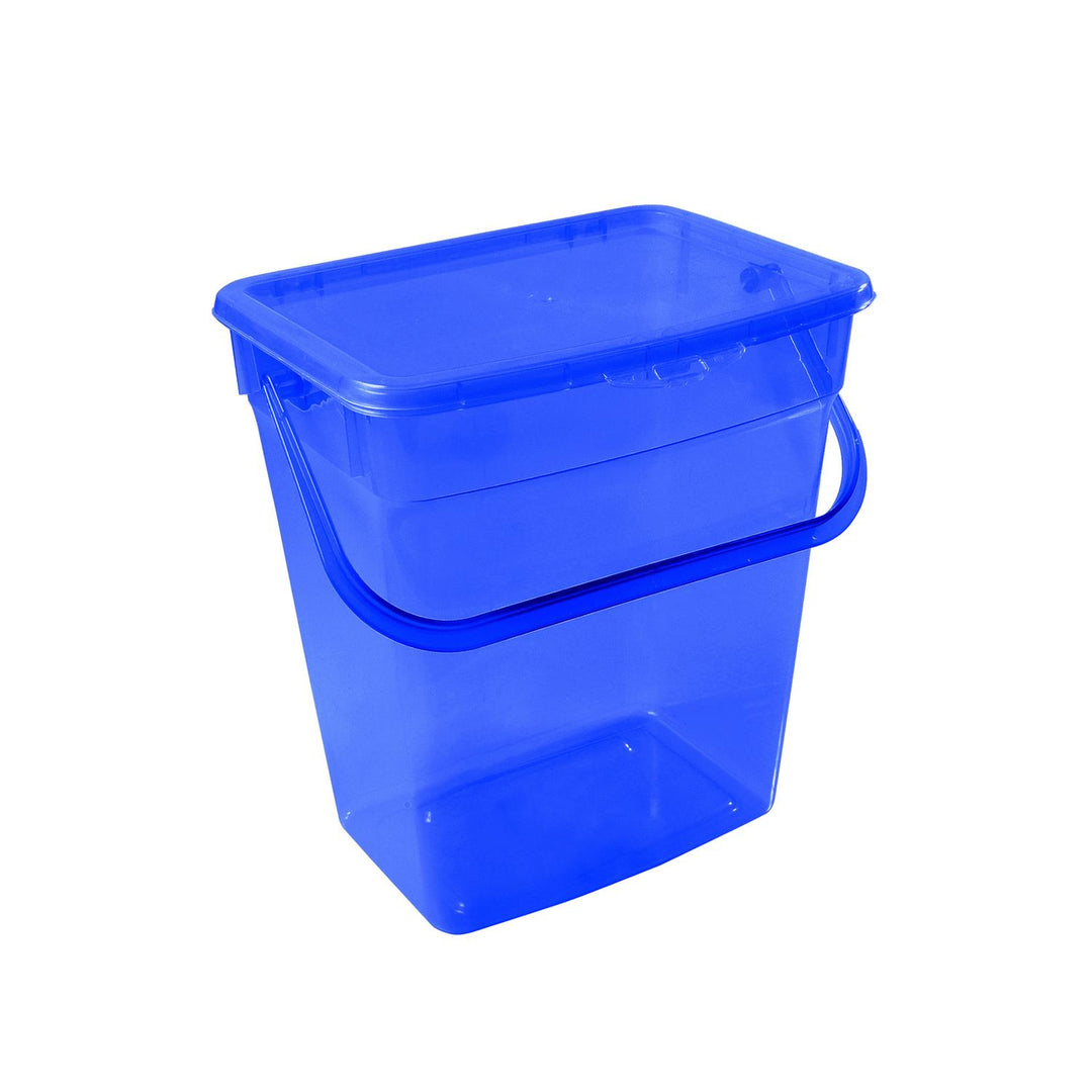 Contenitore in polvere Plast Team 10L blu trasparente