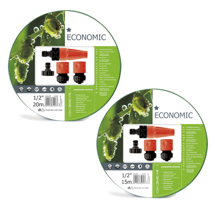 Kit tubo da giardino 20m 1/2 "più Sprinkler economico Cellfast