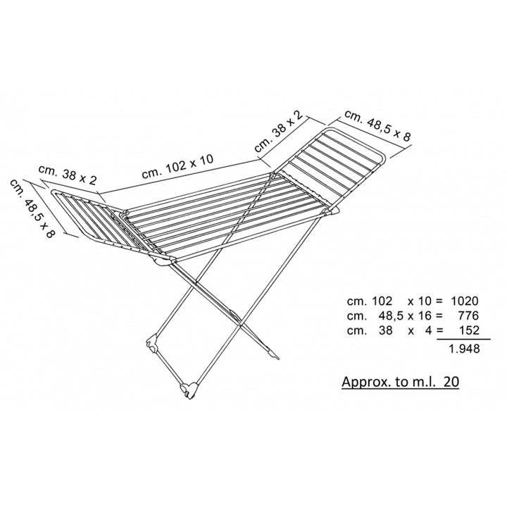 Lavatrice Vileda 100, resistente alla ruggine e alle intemperie