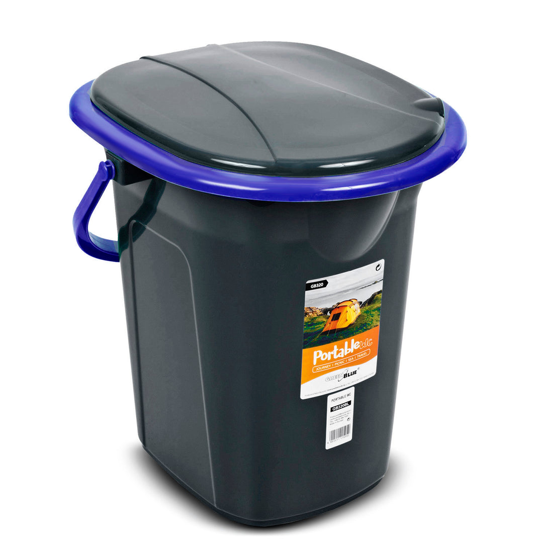 GreenBlue GB320BB toilette per turisti nero-blu TURISTICO PORTATILE 19L