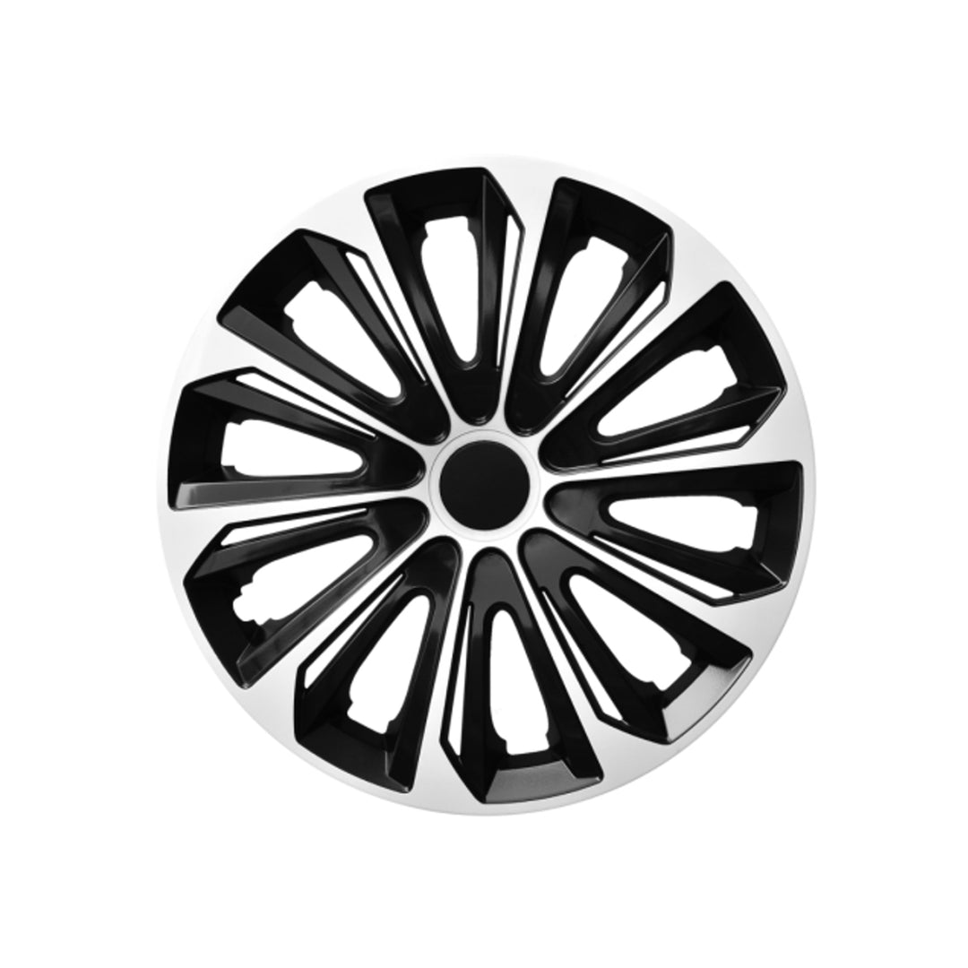 Copricerchi NRM STRONG DUOCOLOR BIANCO NERO bianco e nero 16 "