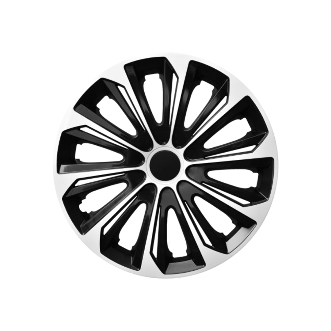 Copricerchi NRM STRONG DUOCOLOR BIANCO NERO bianco e nero 14 pollici