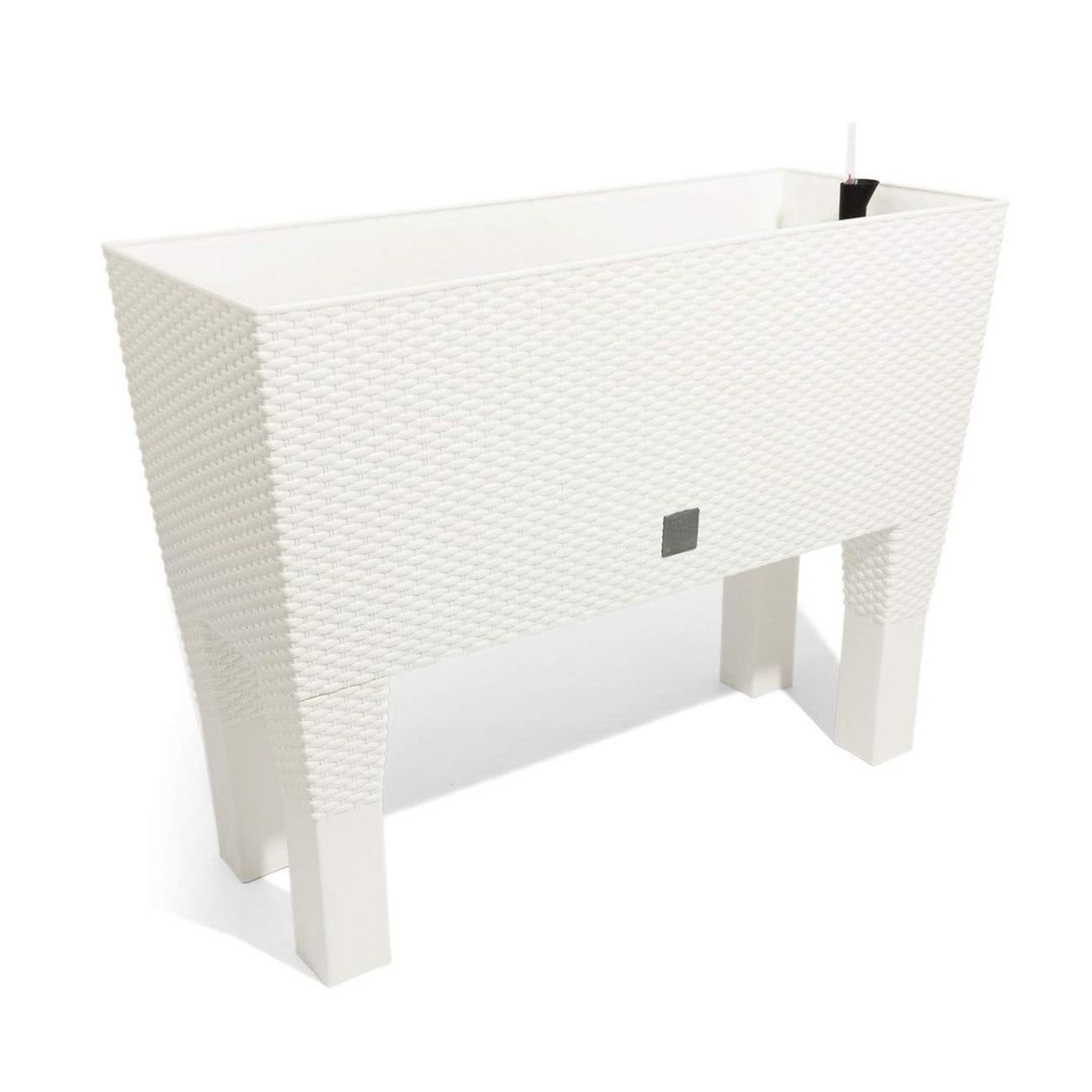 Vaso di fiori in rattan Prosperplast Rato Case DRTC600H S449 bianco