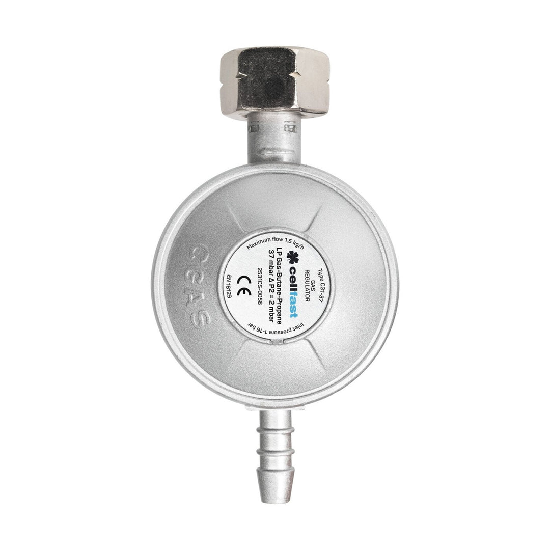 Cellfast Regolatore di pressione del gas per serbatoio di gas propano butano 11kg