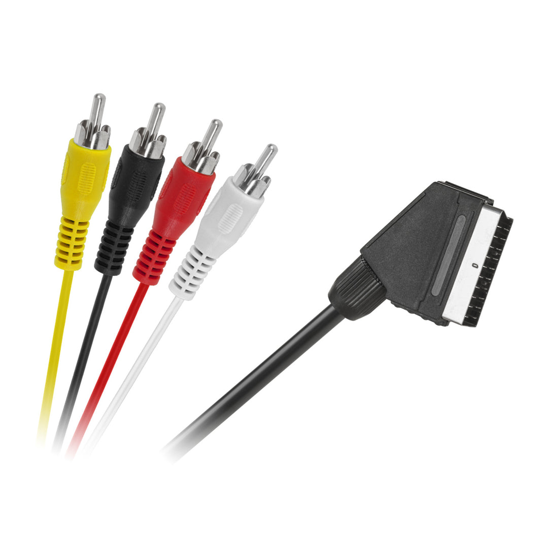 Cavo RTV euro scart - 4x RCA cinch 1,5 m KPO2710-1,5