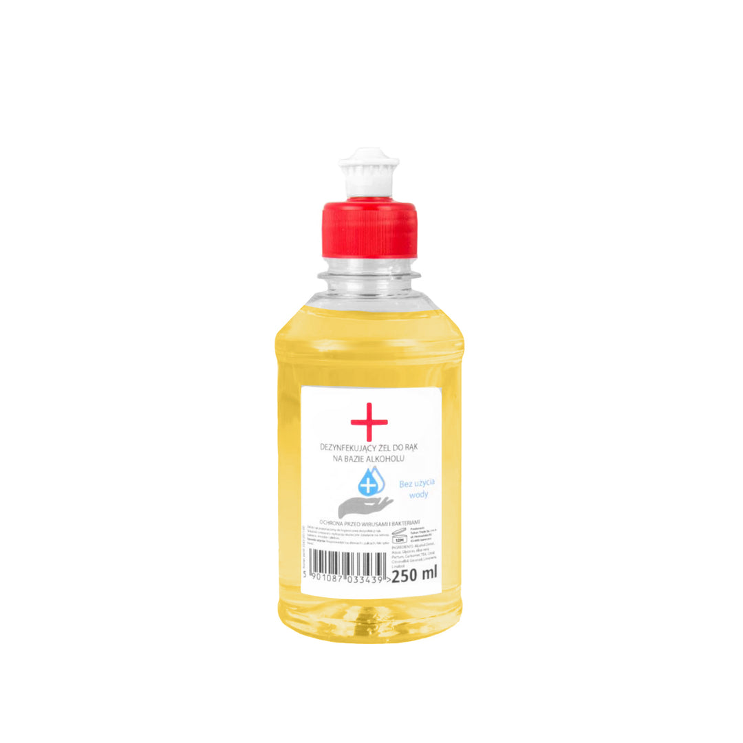 Gel disinfettante per le mani senza acqua 70% alcool 250 ml