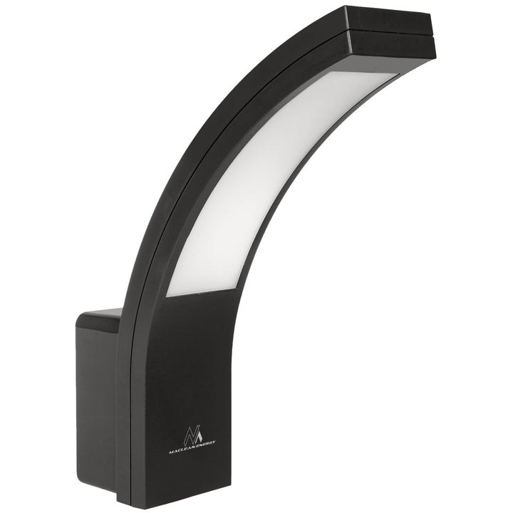Lampada per facciate a LED MCE343 B 800lm 10W IP54 Maclean Energy nero, bianco naturale (4000K)