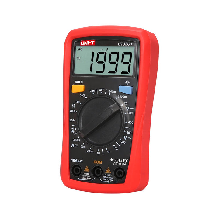 Misuratore universale Uni-T UT33C + misurazione della temperatura