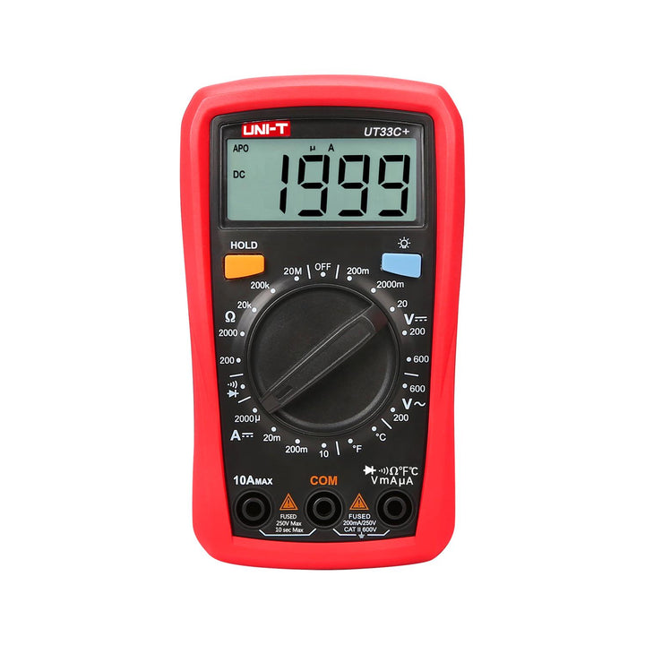 Misuratore universale Uni-T UT33C + misurazione della temperatura