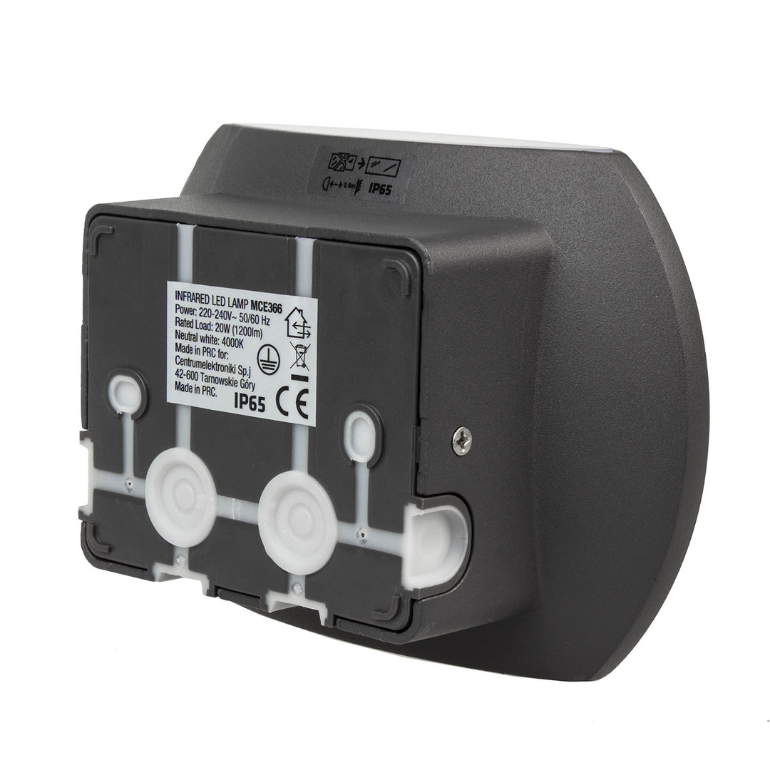 Lampada da parete a LED con sensore di movimento PIR Sensore crepuscolare Lampada da parete per esterno Lampada da parete Illuminazione per interni / esterni IP65 4000K bianco neutro (20W (1600lm))