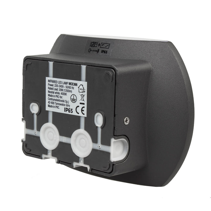 Lampada da parete a LED con sensore di movimento PIR Sensore crepuscolare Lampada da parete per esterno Lampada da parete Illuminazione per interni / esterni IP65 4000K bianco neutro (20W (1600lm))