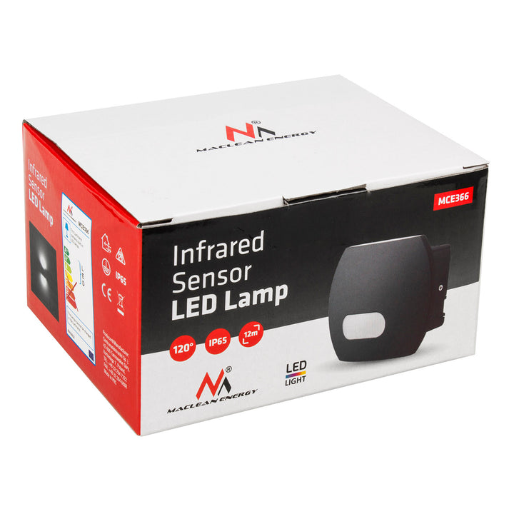 Lampada da parete a LED con sensore di movimento PIR Sensore crepuscolare Lampada da parete per esterno Lampada da parete Illuminazione per interni / esterni IP65 4000K bianco neutro (20W (1600lm))