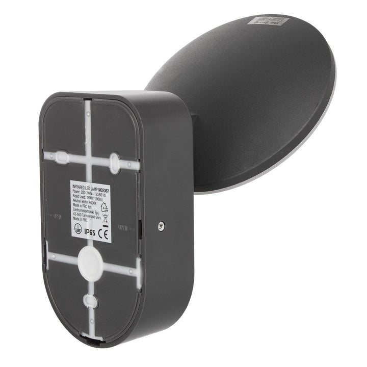 Lampada da parete a LED con sensore di movimento PIR Sensore crepuscolare Lampada da parete per esterno Lampada da parete Illuminazione per interni / esterni IP65 4000K bianco neutro (15W (1100lm))