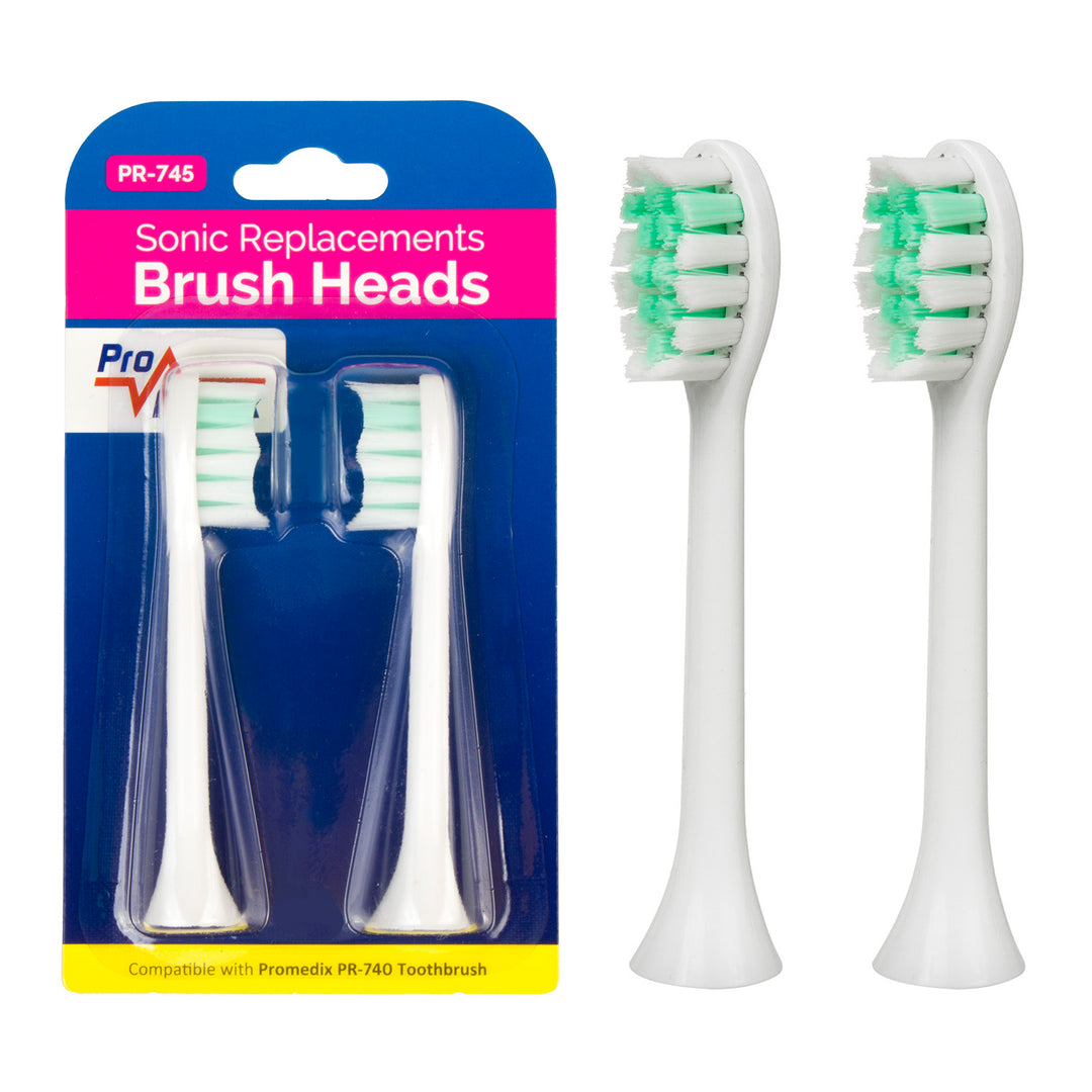 Set di spazzole di ricambio per PR-740 W Promedix 2 pz, PR-745 W bianco