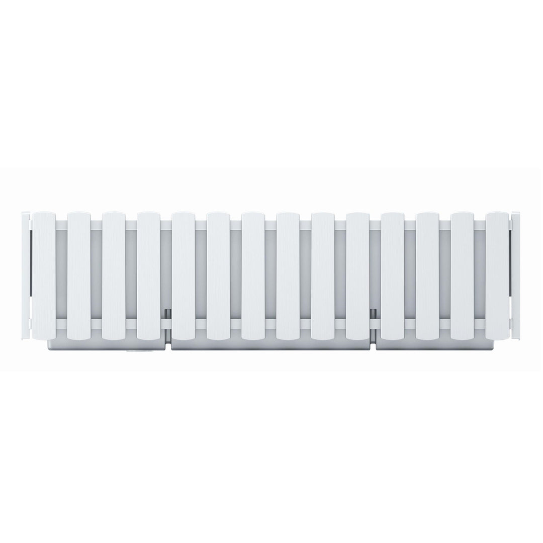 Scatola da balcone Boardee Fencycase bianca DDEF600-S449