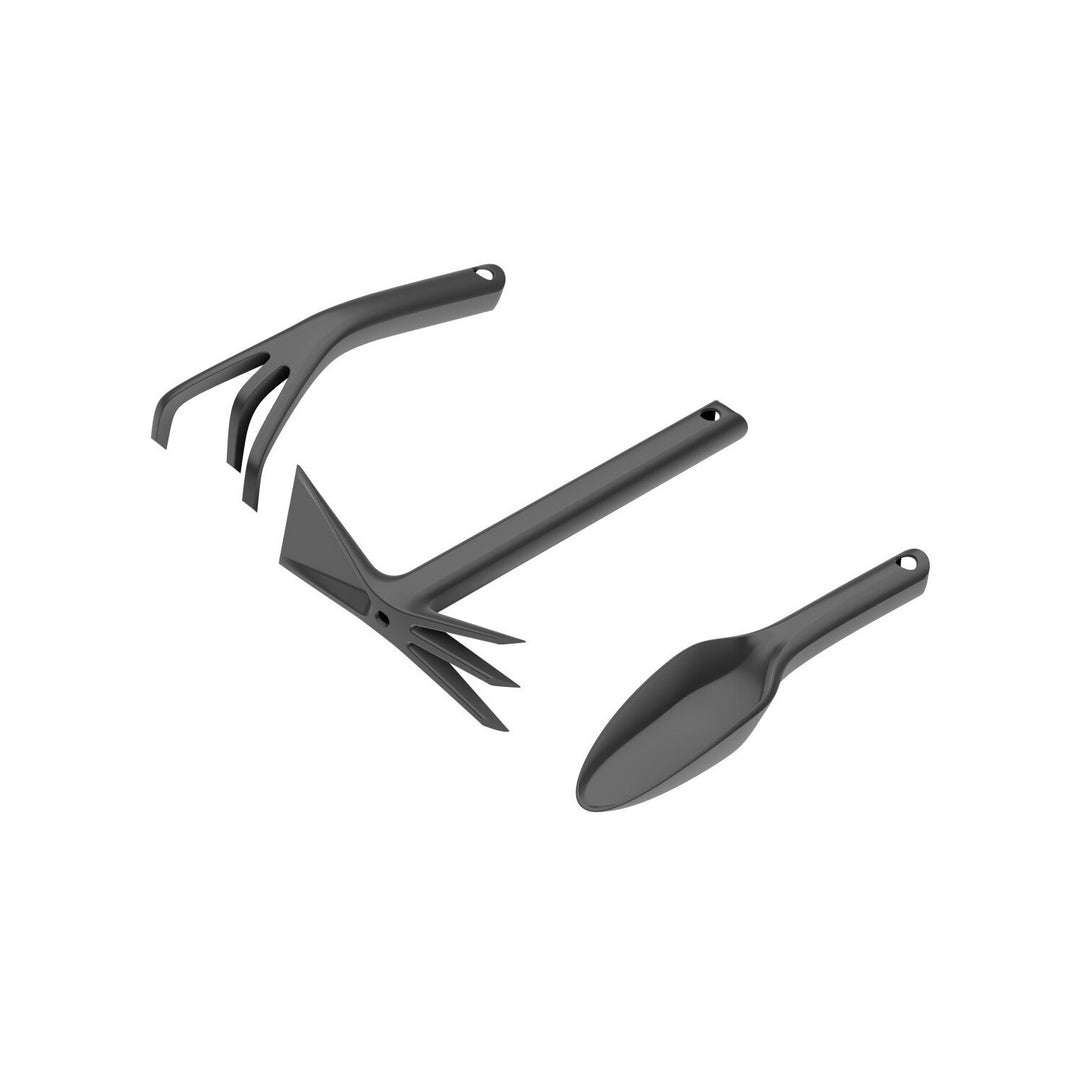 Cazzuola set 3 pezzi Cellfast, coltivatore, doppia zappa