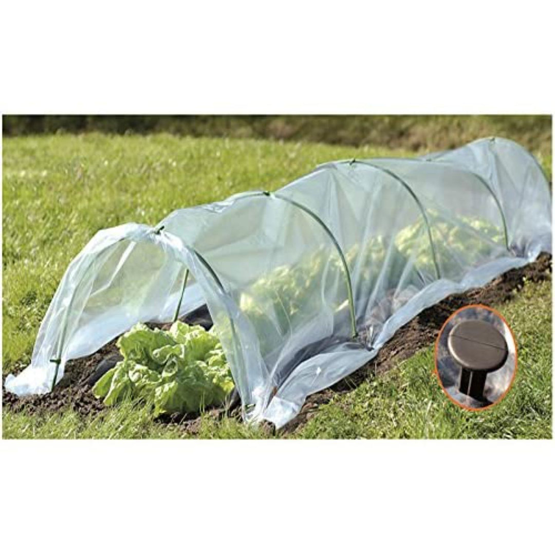 Tunnel in alluminio da 3 m 48 cm Greenmill GR5001 - protegge il raccolto da gelate e parassiti