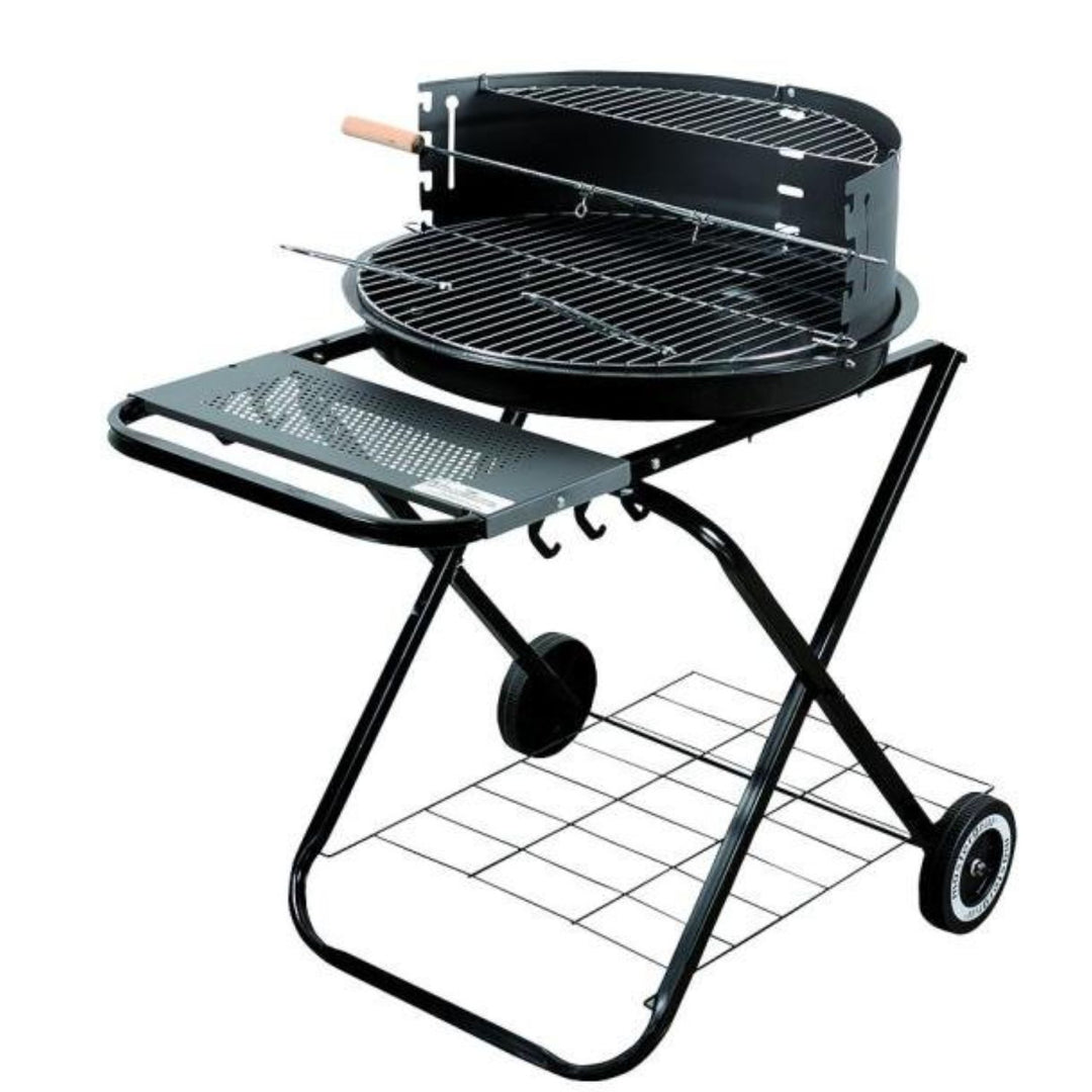 Griglia a carbone pieghevole rotonda, barbecue da giardino da 54 cm di diametro Master Grill MG925