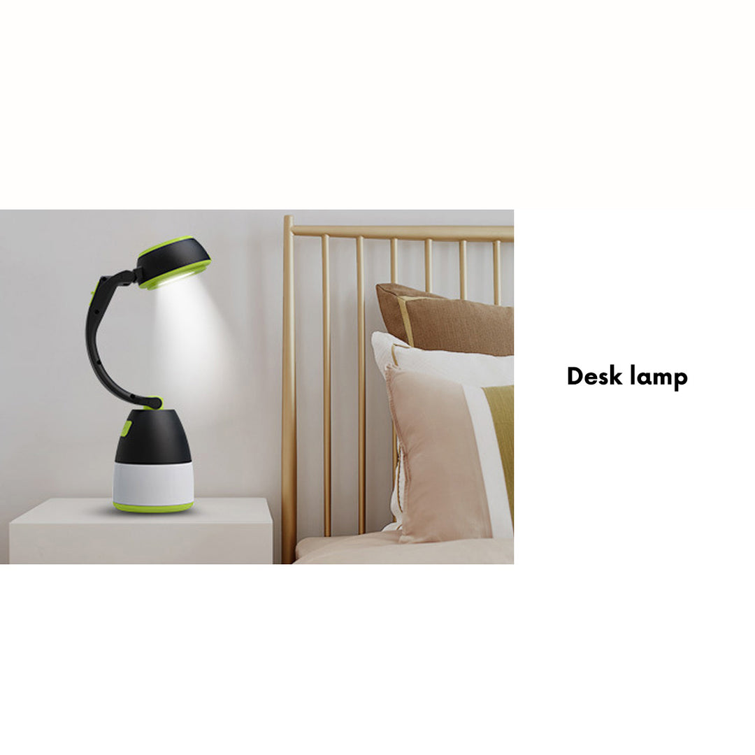 Lampada a LED 3 in 1 lampada da campeggio lampada da tavolo torcia pieghevole da esterno 3 modalità di illuminazione 1W 60-200LM bianco freddo 6000K IP20 (funzionamento a batteria: 3xAA 1,5V)