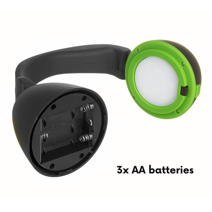 Lampada a LED 3 in 1 lampada da campeggio lampada da tavolo torcia pieghevole da esterno 3 modalità di illuminazione 1W 60-200LM bianco freddo 6000K IP20 (funzionamento a batteria: 3xAA 1,5V)