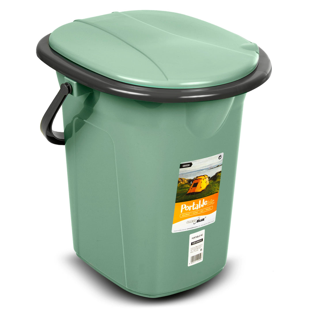 GreenBlue GB320GG WC verde-grigio Toilette turistica WC mobile GreenBlue 19L