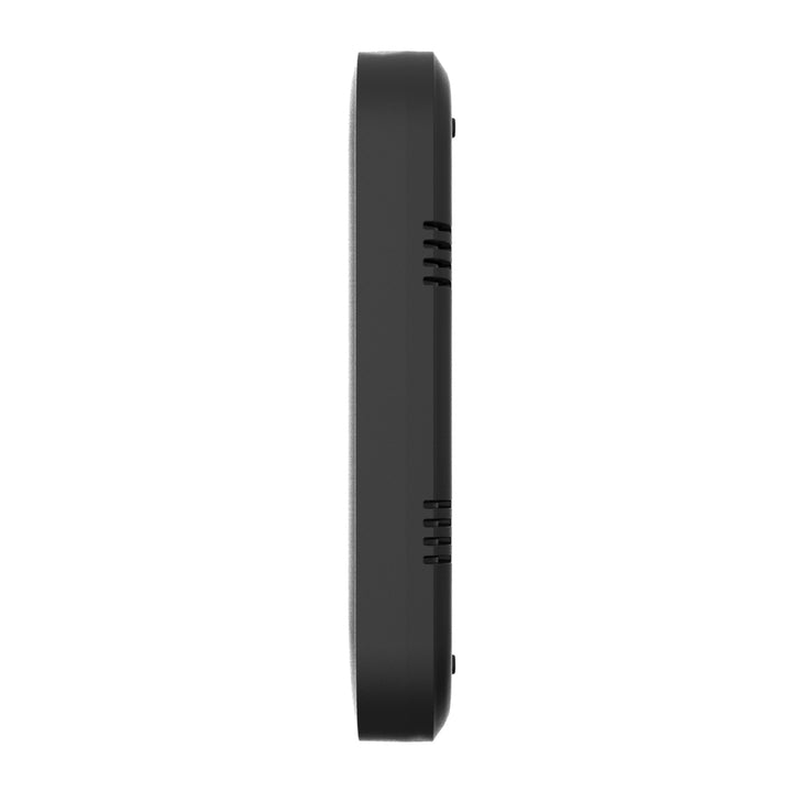 GreenBlue GB214 Orologio digitale con sensore di temperatura 37x17cm Display LED con allarme Da appoggiare su un tavolo o da appendere alla parete Alimentazione tramite adattatore di rete o batterie