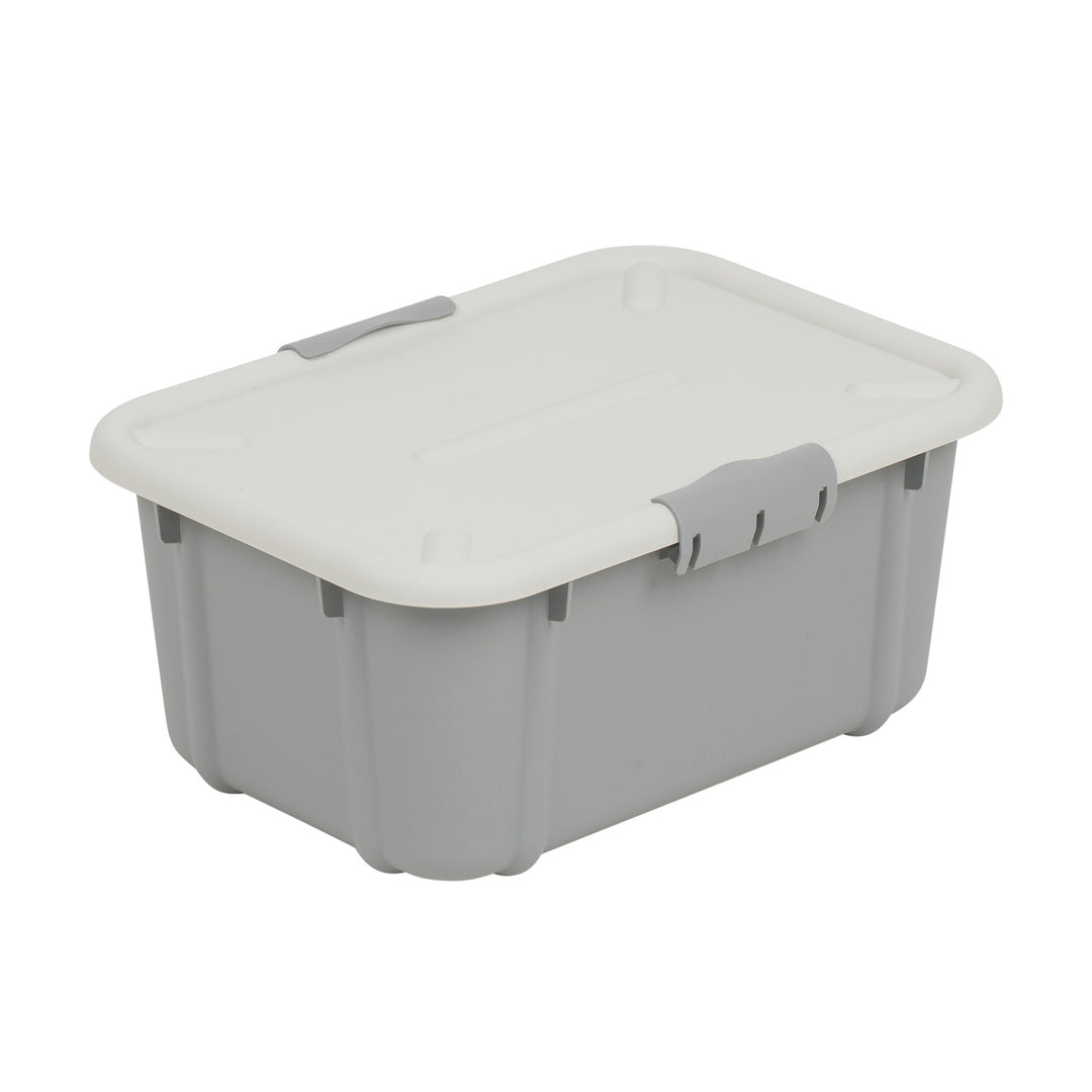 BranQ Velur 8L contenitore con coperchio grigio chiaro
