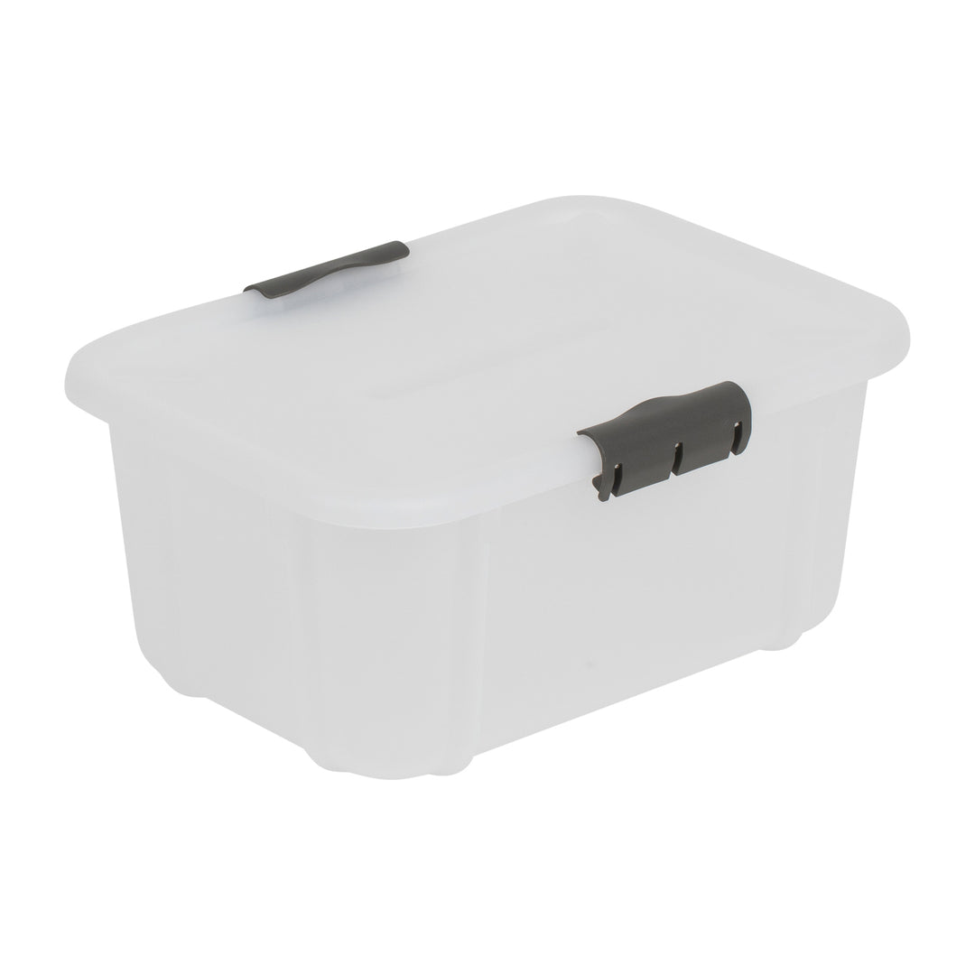 Contenitore BranQ Velur 8L con coperchio - trasparente
