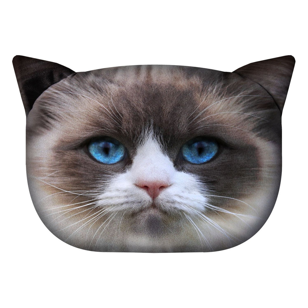 Cuscino di design con motivo di gatto Cuscino decorativo con cerniera nascosta Gatto Daisy