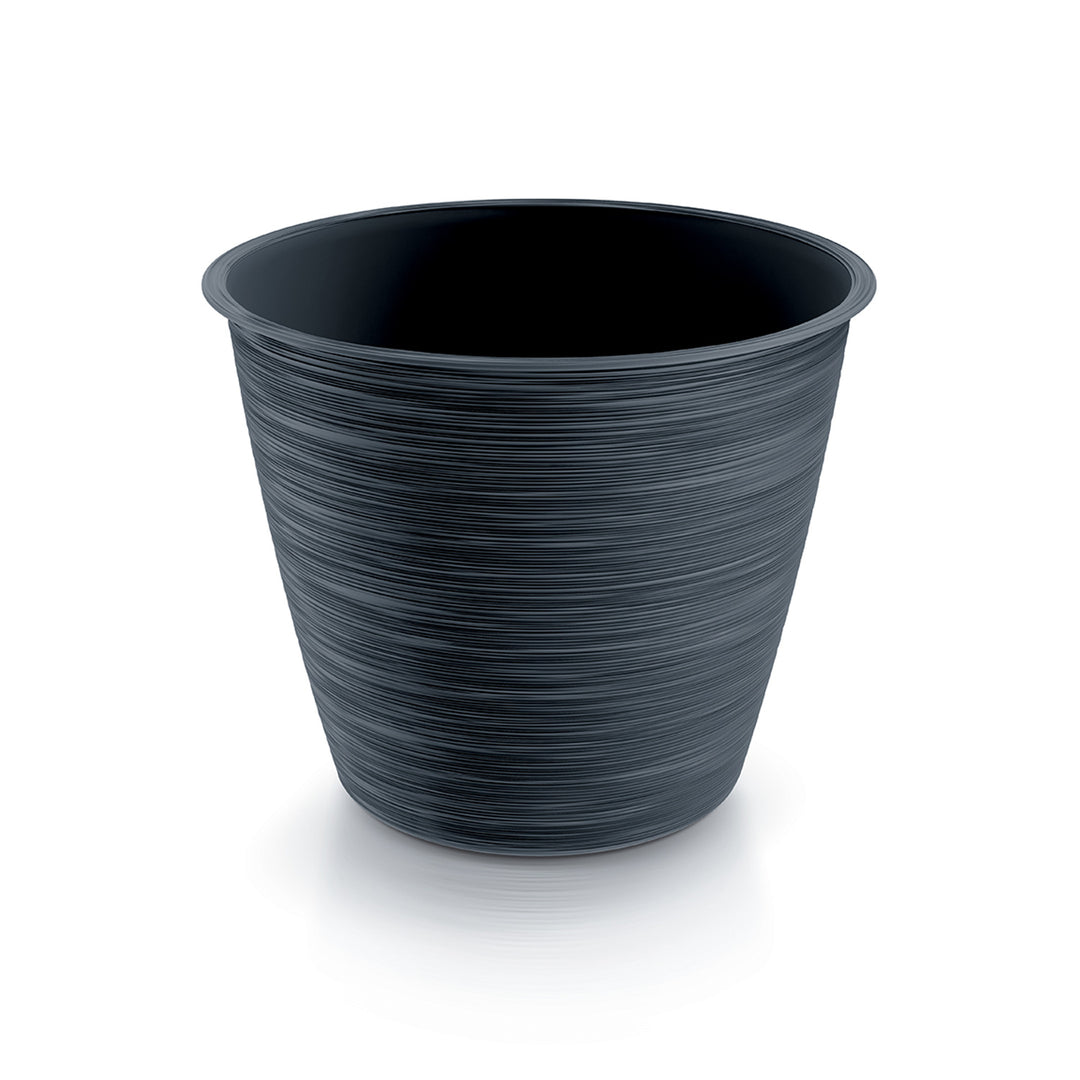 Vaso da fiori rotondo Prosperplast Furu DFO240-S433 - colore antracite