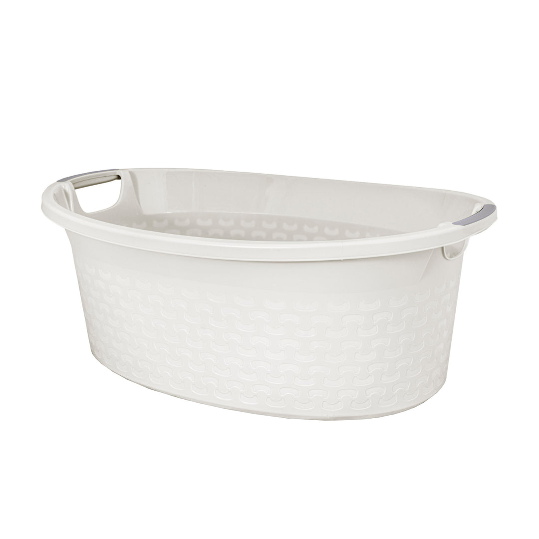 Pozzetto con maniglie Branq Cotton 40L bianco antico