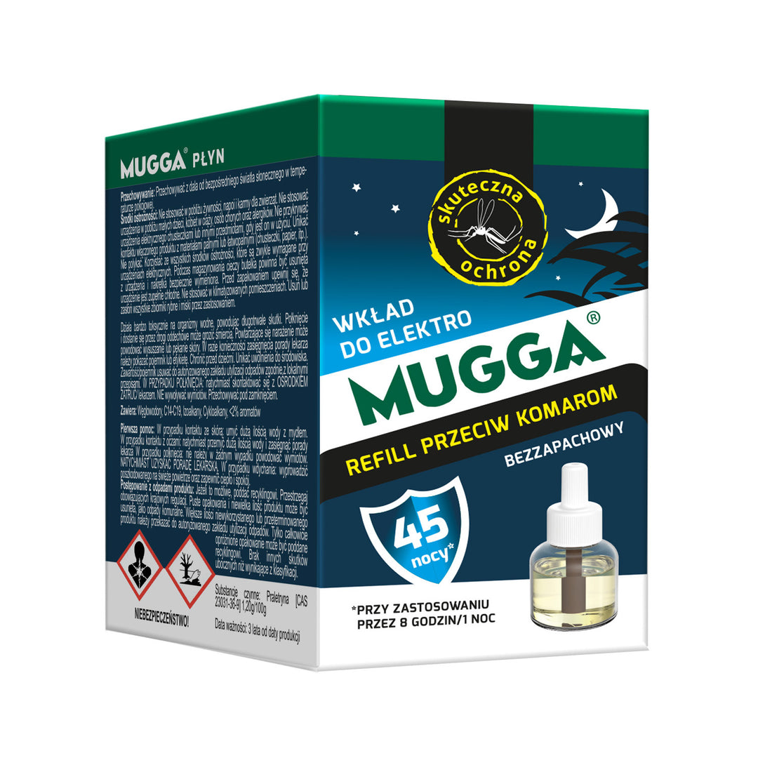 Ricarica repellente per Mugga Elektro Mugga 45 notti 35ml