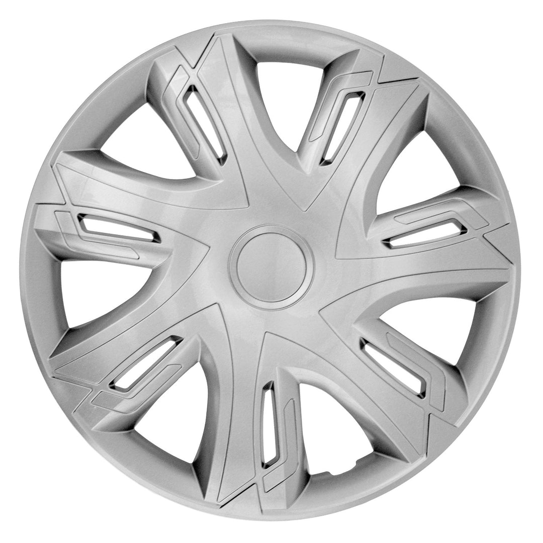NRM, N-Power Copricerchi da 15" colore argento Set completo da 4 elementi