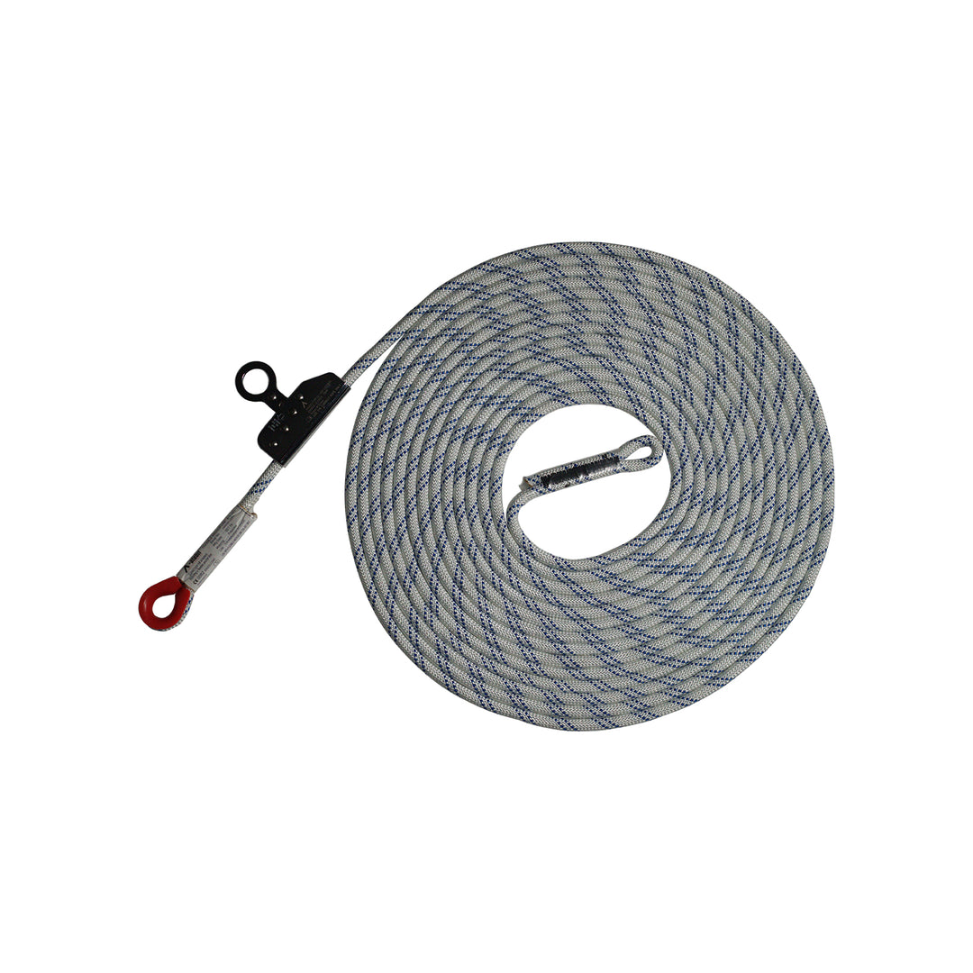 Linostop con linea di ancoraggio GEKKO 10 m con fissaggio flessibile